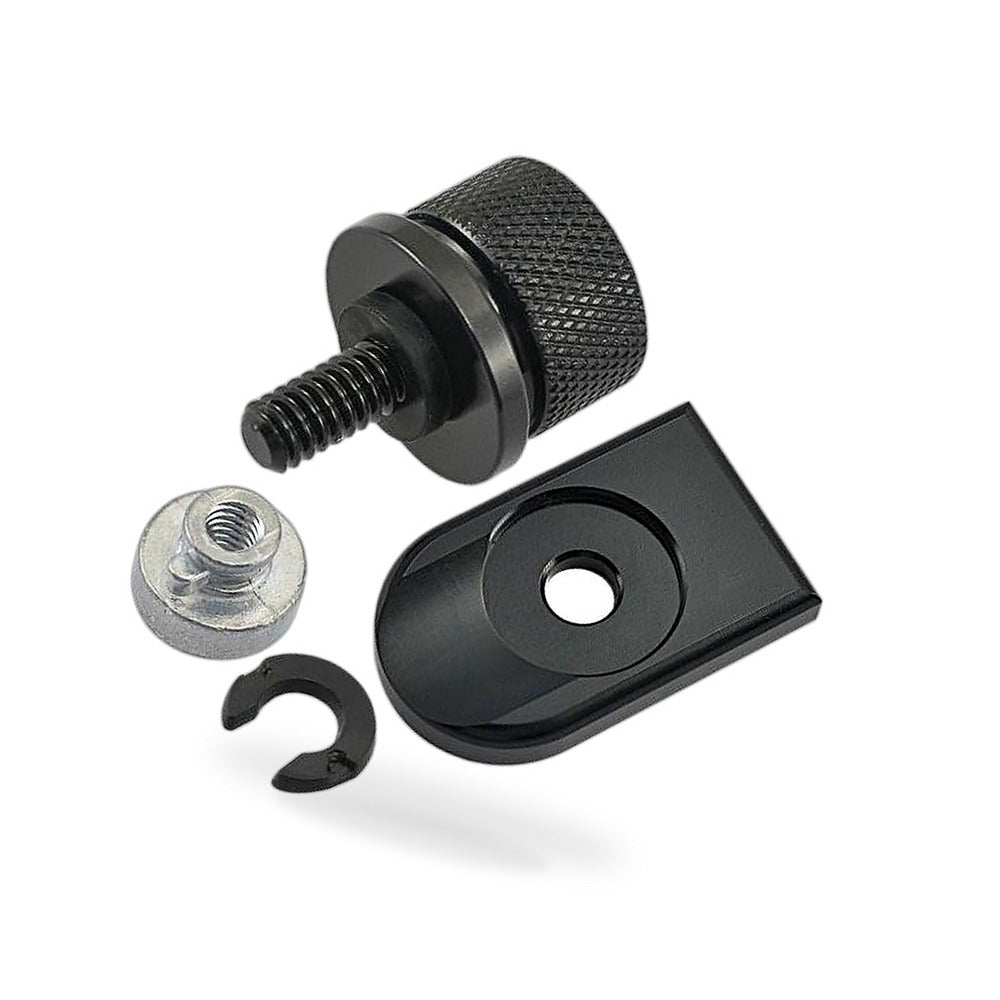 Seat Bolt Tab Screw Mount Nut Cover Kit Suitable for Harley-Davidson Sportster