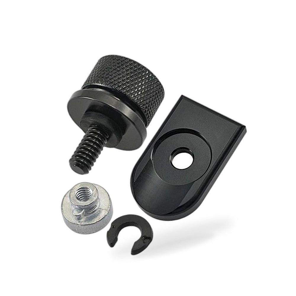 Seat Bolt Tab Screw Mount Nut Cover Kit Suitable for Harley-Davidson Sportster