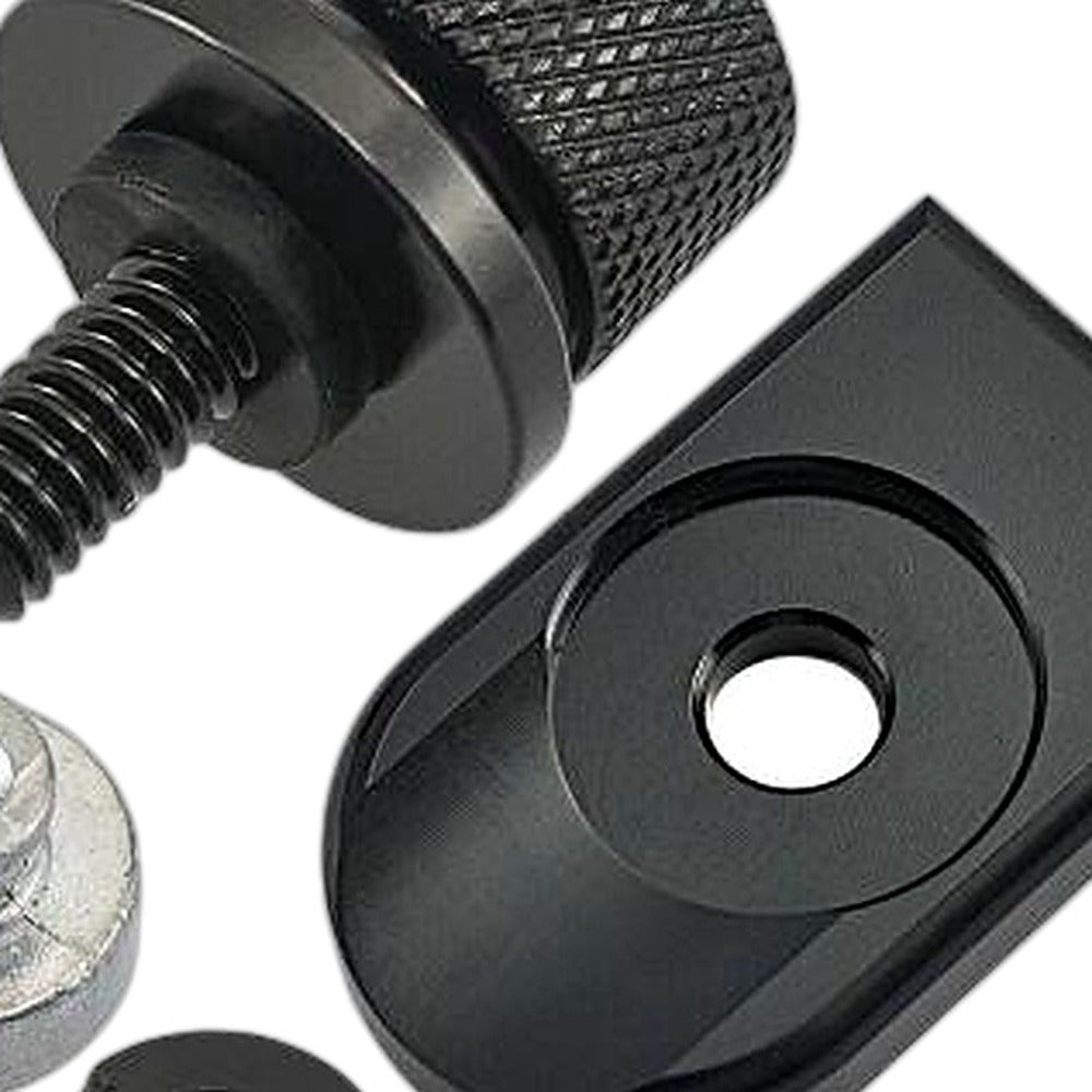 Seat Bolt Tab Screw Mount Nut Cover Kit Suitable for Harley-Davidson Sportster