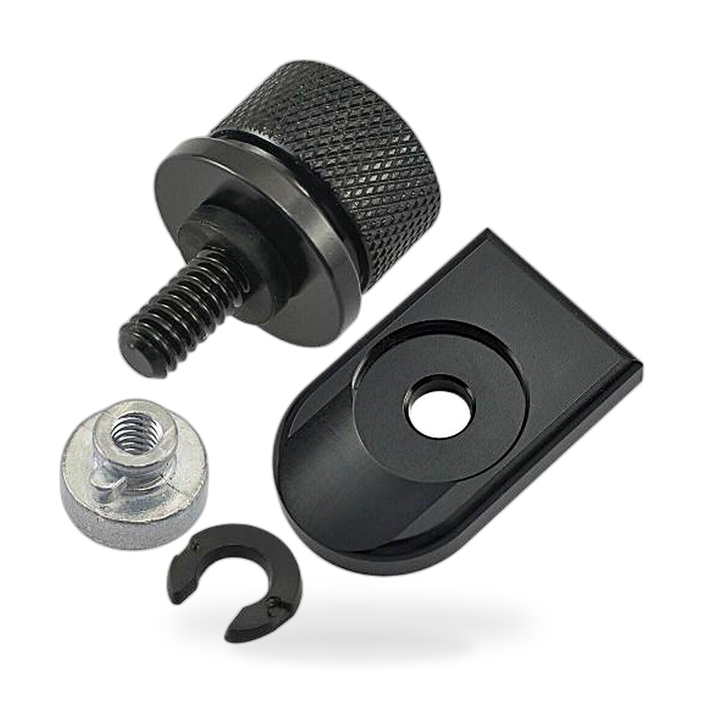 Seat Bolt Tab Screw Mount Nut Cover Kit Suitable for Harley-Davidson Sportster