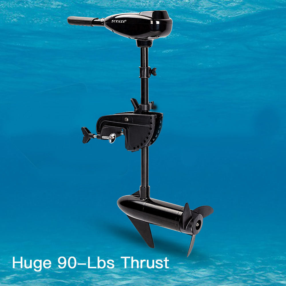 NNEMB 90LBS Electric Trolling Motor Inflatable Boat Outboard Engine Fishing Marine