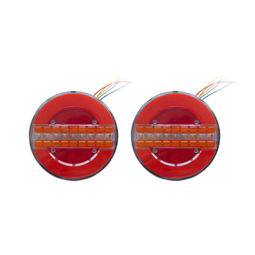 2x LED Tail Lights Stop Indicator Reverse Lamps Suitable for Trailer Truck Ute